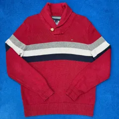 Tommy Hilfiger（トミーヒルフィガー）長袖ニット カラーTシャツ S