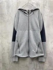 PUMA プーマ ジップアップ パーカー フーディー ダンボールニット ジャージ カジュアル 部屋着 izeL/グレー ■◇ メンズ