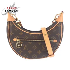 美品 LOUIS VUITTON ルイヴィトン モノグラム ループ ブラウン M81098 ショルダーバッグ ハンドバッグ 2WAY 600788【中古】