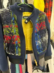 Dsquared2 ネイビー ツイード ブルゾン ジャケットのサムネイル