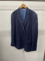 NAUTICA カシミヤ混 シルク混 テーラードジャケット 46ネイビー 90s 