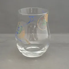 八木海峰作 手描き冷茶グラス(団扇)