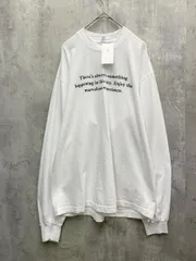 新品 ロサンゼルスアパレル グリーンレーベルリラクシング 6.5オンス プリント ロング Tシャツ ユニセックス sizeM/白 ■◇ レディース