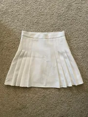 SHEIN 白 スカート テニス スカート プリーツ ZARA H&M SHEIN 白 スカート