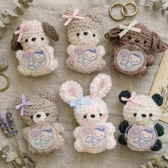 編みぐるみマタニティマーク ハンドメイド いぬ - メルカリ