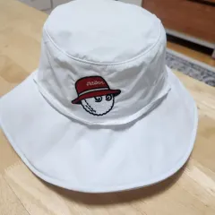 マルボンゴルフ ベースボールキャップ 白 バケットハット