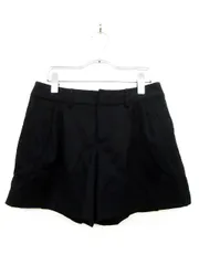 スピック&スパン Spick&Span パンツ ショート ウール 38 黒 ブラック /an