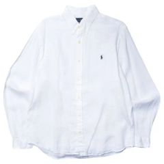 試着のみ】 近年QR付 ラルフローレン ベージュ リネン メンズM - メルカリ
