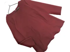 Demi-Luxe BEAMS デミルクスビームス リボン ブラウス シャツ size36/ボルドー ■◇ レディース