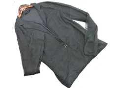 i BLUES イブルース チュール カーディガン size44/チャコール ■◇ レディースのサムネイル