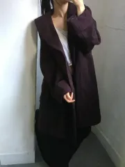 COMME des GARCONS 꼼데가르송 96s バーガンディ ウール コートのサムネイル