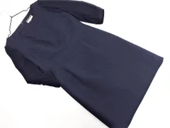 YUKI TORII ユキトリイ 切替 シフォン ワンピース size38/紺 ■◇ レディースのサムネイル