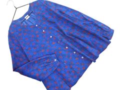 NAVY.WO 新品タグ付 ペプラム ブラウス 花柄 総柄 シアー 長袖 - メルカリ