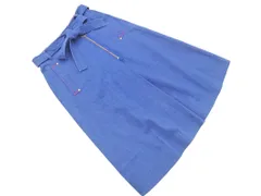 SONIA RYKIEL ソニアリキエル リボン 付き デニムスカート size32/青 ■◇ レディースのサムネイル
