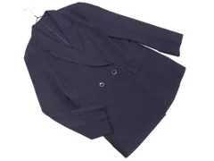 any SiS エニィスィス ダブルボタン ジャケット size2/紺 ■◇ レディース