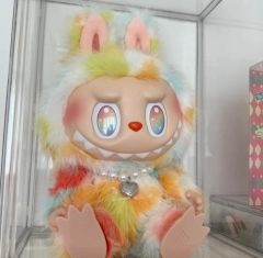 超特大60cmマカロンジモモ 夢色ふわもこ羽付き＆ピンクびれ オーダー品