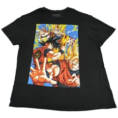 ドラゴンボールZ 半袖Ｔシャツ アニメ キャラクター ブラック(メンズ XL)中古 古着 Y0160