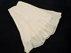 WILLSELECTION ウィルセレクション シワ加工 シアー ロング スカート sizeM/アイボリー ■◇ レディースのサムネイル