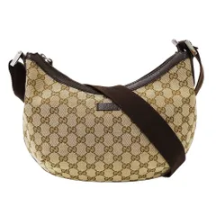 グッチ GUCCI バッグ レディース ブランド ショルダーバッグ GGキャンバス ベージュ 181092 斜めがけ おしゃれ ロゴ おでかけ 普段使い 【中古】