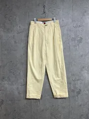 TOMMY HILFIGER トミーヒルフィガー ツータック パンツ size30 32/黄 ■■ メンズのサムネイル