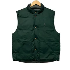POLObyRalphLauren(ポロラルフローレン) ダウンベスト サイズXL メンズ美品  - グリーン×ダークグリーン リバーシブル/冬のサムネイル