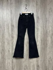 AZUL basic アズールバイマウジー フレア ブーツカット デニムパンツ sizeXS/黒 ■■ レディース