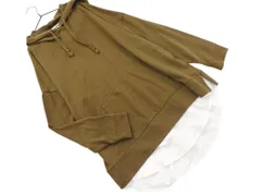 chocol raffine robe ショコラフィネローブ フェイクレイヤード プルオーバー パーカー sizeF/カーキ ■◇ レディースのサムネイル