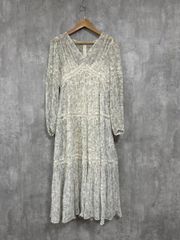 herlipto Monotone Floral Pleated Dress - メルカリ