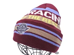 新品 AVIREX アヴィレックス AIR RACING CLUB LINE SOCCER MUFFLER エアレーシングクラブ ライン サッカーマフラー ニット帽 sizeF/ボルドー ◇■ メンズのサムネイル