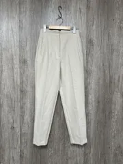 ZARA ザラ ハイウエスト テーパード パンツ sizeS/アイボリー ■■ レディース
