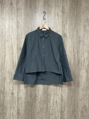 OPAQUE オペーク 長袖 ストライプ シャツ sizeF/青系 ■◇ レディースのサムネイル