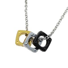 美品 ルイヴィトン ネックレス ペンダント モノグラム ボールド 3連