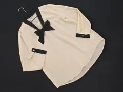 LAUTREAMONT ロートレアモン ボウタイ ブラウス シャツ size36/ベージュ ■◇ レディースのサムネイル