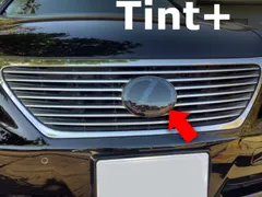 Tint+カット済み エンブレム スモークフィルム(フロントのみ スモーク20％ ★プリクラッシュセーフティ装備車専用)レクサスLS460 USF40/USF41/USF45/USF46 前期/中期のサムネイル