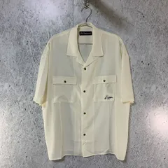 Kappa カッパ リラックス オープンカラー オーバーサイズ CPO 半袖シャツ ホワイト Lサイズ □〇のサムネイル