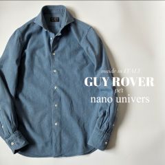 美品✨ブルネロクチネリ デニムシャツ シャンブレーシャツ カッタ