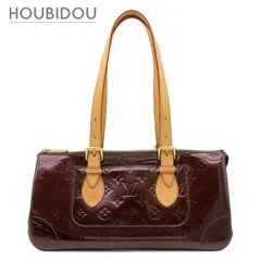 ルイヴィトン LOUIS VUITTON ハンドバッグ ローズウッド アヴェニュー モノグラムヴェルニ アマラント ゴールド金具 ショルダー  M93510 FL1037【中古】