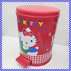 希少レア　ハローキティ　エンジェルナース　ダストボックス　缶　2002 サンリオ ベネリックカプセルトイ