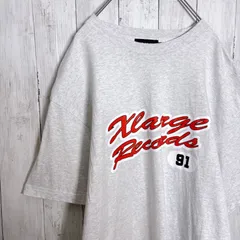 【国内正規品】エクストララージ XLARGE レッドプリント グレー 半袖Tシャツ #90