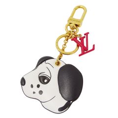 ルイ・ヴィトン ポルトクレ LV ダルマタ キーホルダー 犬 レザー