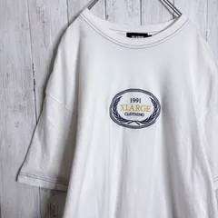 【入手困難】エクストララージ XLARGE 1991 ホワイト ステッチ 半袖Tシャツ #197