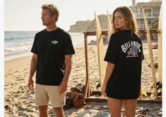 【最短翌日配達】【2026年夏】 ビラボン BILLABONG Tシャツ メンズ 半袖 Tシャツ サーフブランド バックプリント ヘビー天竺 OVER FIT ルーズ SIGN ゆったり BG011-208-BLK