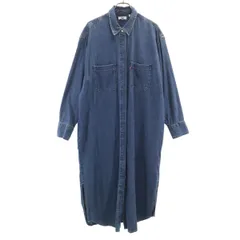 Levi's リーバイス 長袖 デニム シャツワンピース S レディース 古着のサムネイル