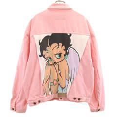 90s ベティーちゃん デニムジャケット Lサイズ montana toons - メルカリ