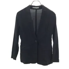 theory luxe セオリーリュクス リネンブレンド ジャケット 38 ブラック レディース 古着のサムネイル