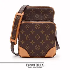 美品 LOUIS VUITTON ルイ ヴィトン アマゾン ショルダーバック M45236 モノグラム 肩掛け 斜め掛け ブラウン ゴールド金具 レディース