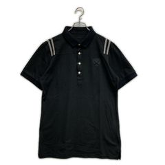 セントアンドリュース ブラックポロシャツ LL St ANDREWS/セントアンドリュース ポロシャツ【ブラック/M】美品