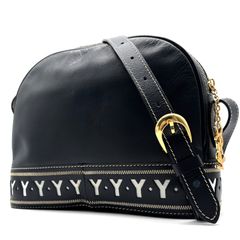 美品】イヴサンローラン ワンショルダー 肩掛け ダイヤ カットワーク