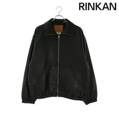 リーバイス  PREMIUM BLACK FULLZIP SPORTS LEATHER JACKET シングルジップシープレザーブルゾン メンズ M