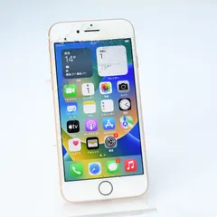 【液晶割れ＊動作可能＊ジャンク】SIMフリー iPhone8 64GB ゴールド